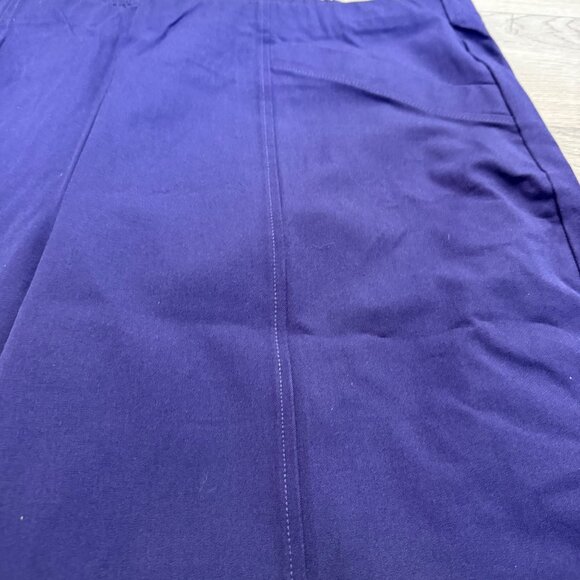 Isaac Mizrahi Wide Leg Pants Plus Size 24 Lilac Purple Stretch 24/7 Pull On - Picture 4 of 16